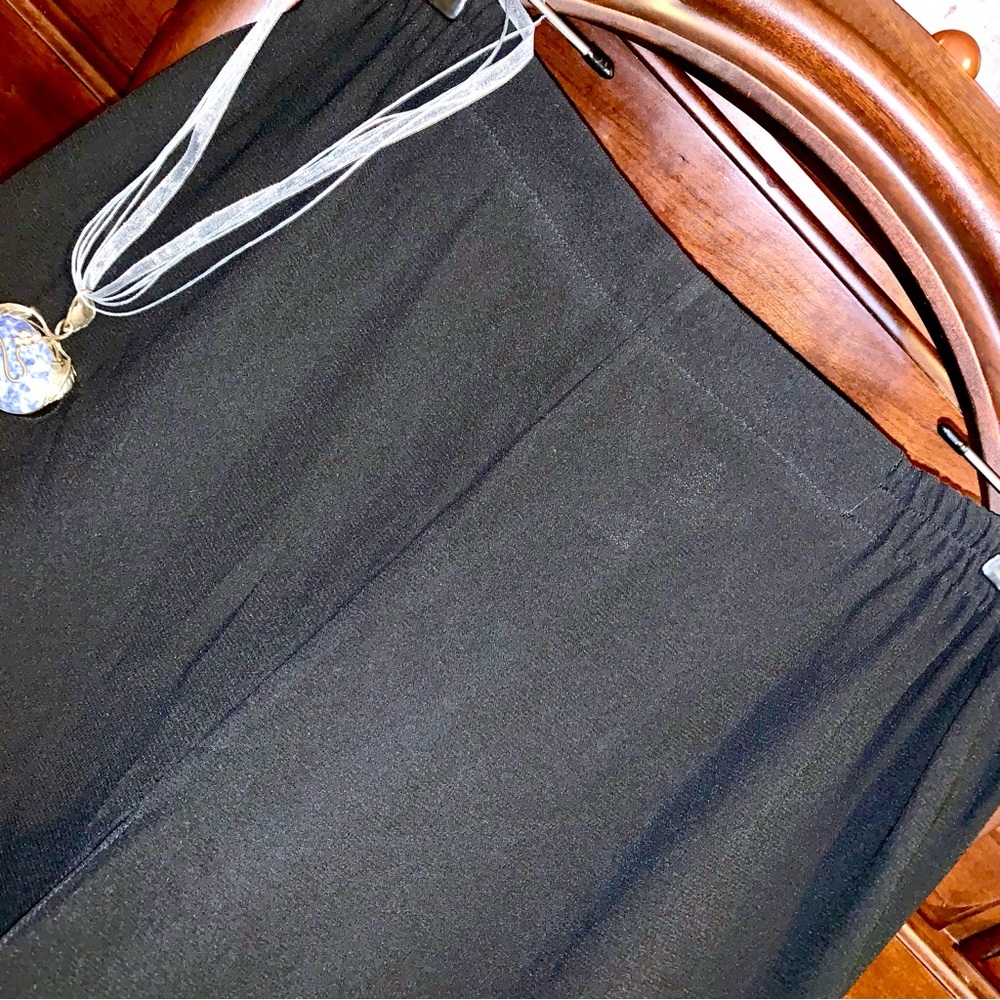 Adrianna Papell Black Embellished Wide Leg Pants - Picture 5 of 14